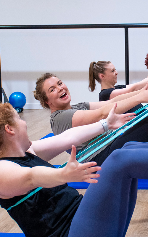 Glutes and core womens mat pilates class 